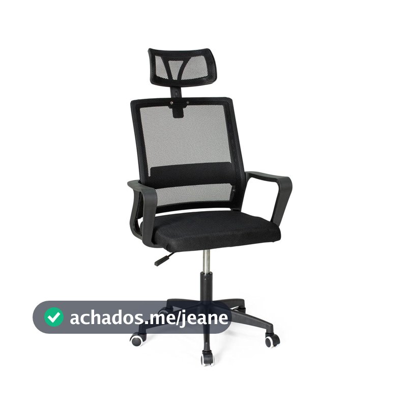 Cadeira de Escritório Giratória Executiva Pro com Regulagem de Altura