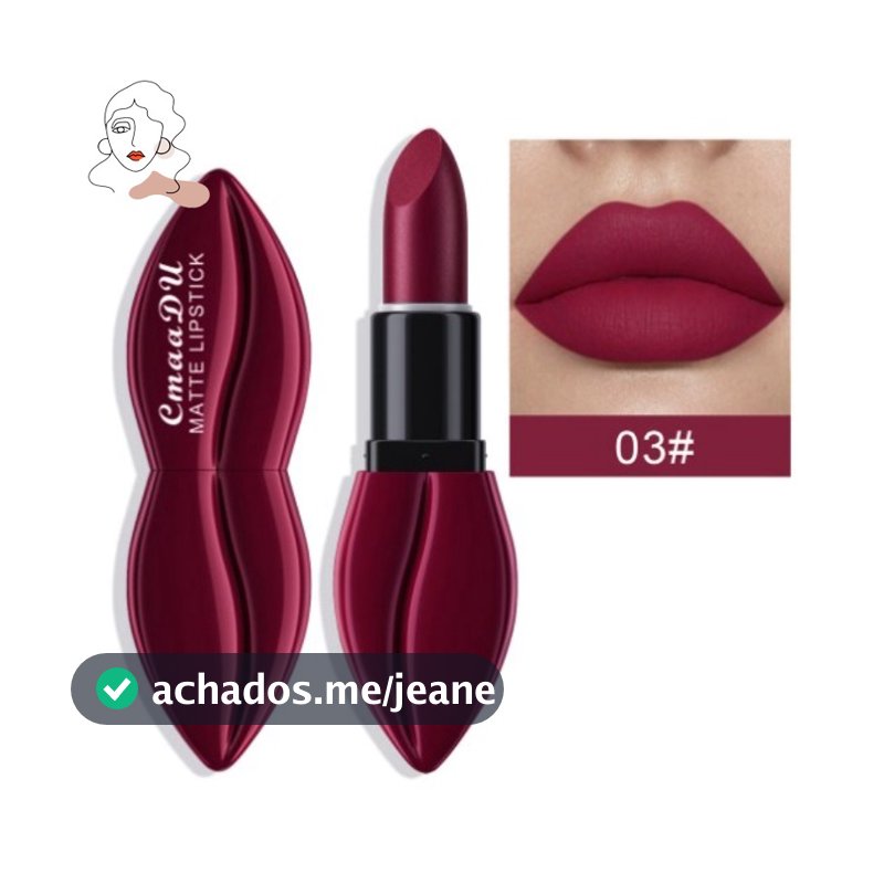 Batom Mate 24 Horas Copo Antiaderente De Veludo De Longa Duração À Prova D'água Para Meninas E Mulheres Maquiagem Labial Colorida Personalidade Cosmética