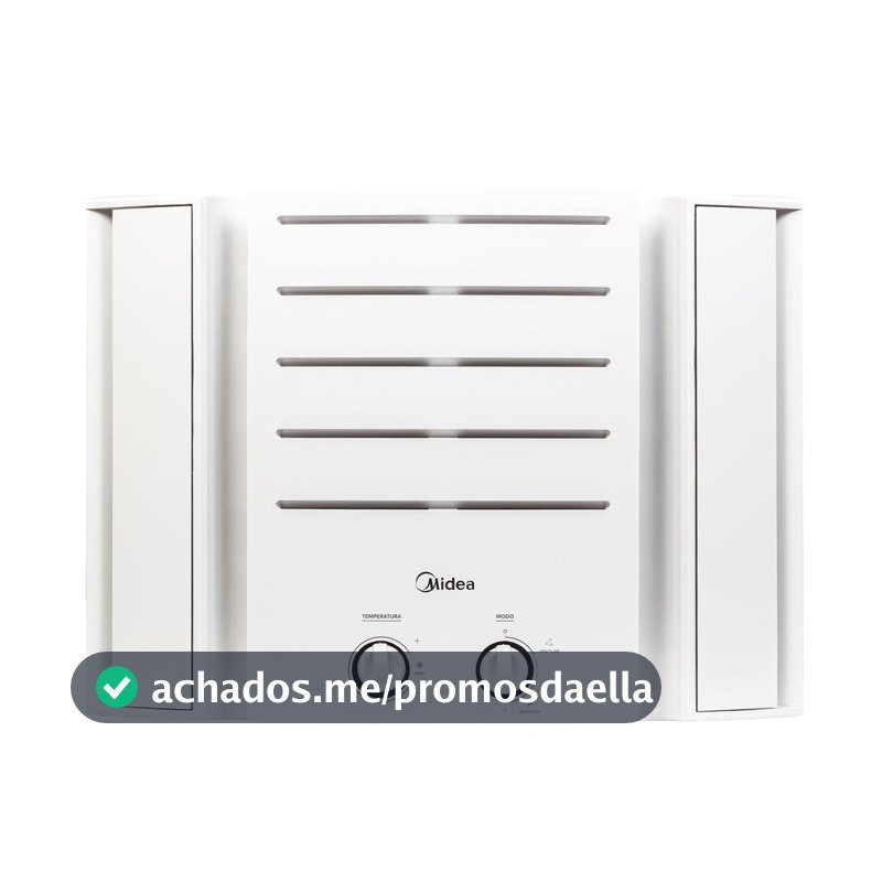 Ar Condicionado de Janela Midea 7.500 BTUs Frio Mecânico Branco