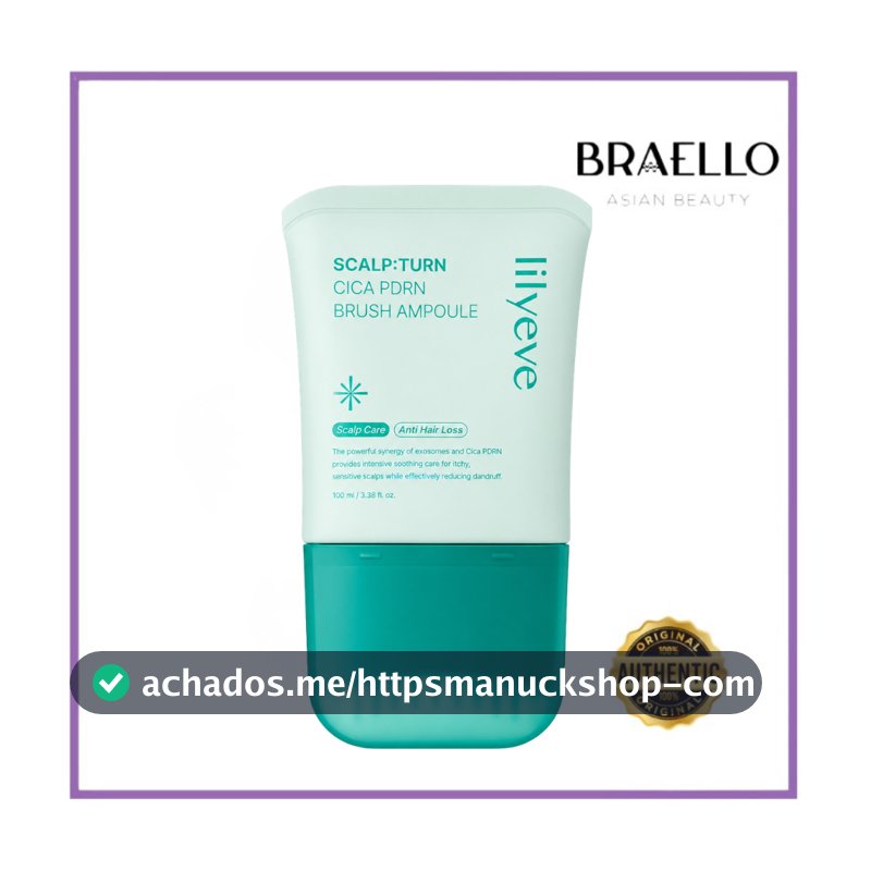 Lilyeve SCALP:TURN CICA PDRN Escova Ampola 100ml