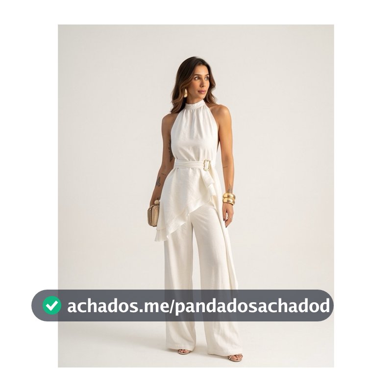 Conjunto Feminino Gola Chocker com CINTO