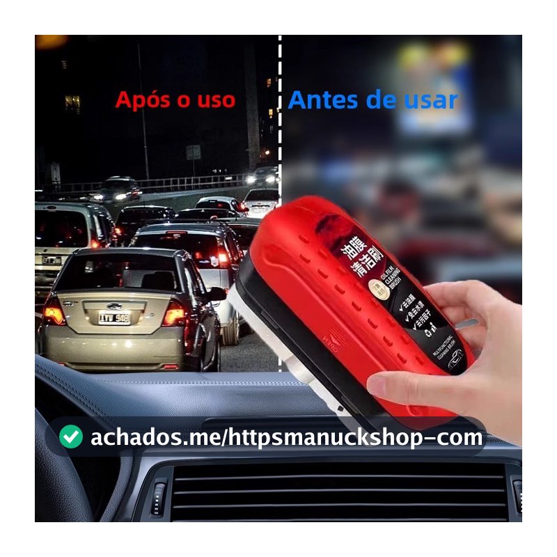 120ml  Limpador De Vidro Esponja Automotiva Escova De Limpeza...