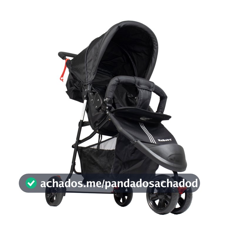 Carrinho De Bebê EasyGo Com Cesto 3 Rodas Passeio Até 15kgs - KaBaby