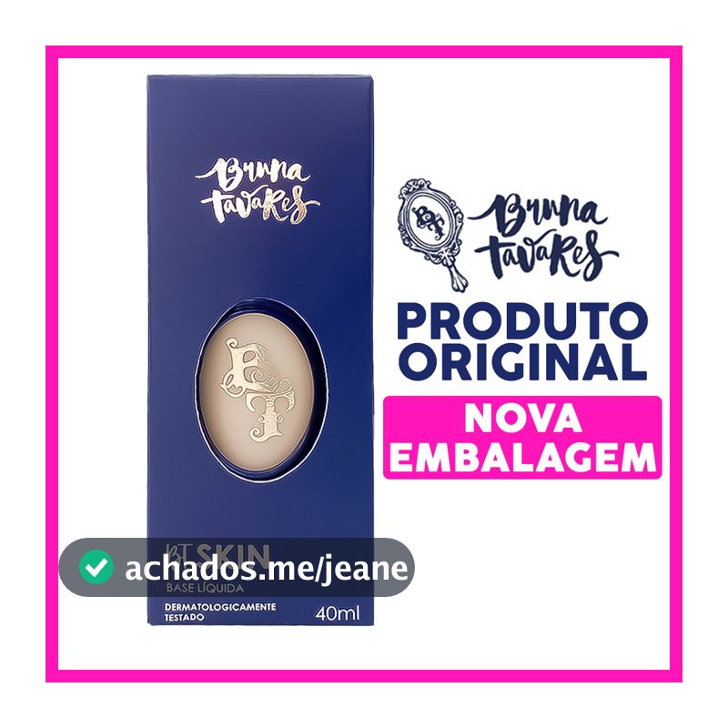 Bruna Tavares BT Skin Base Líquida Com Acabamento Aveludado 40ml