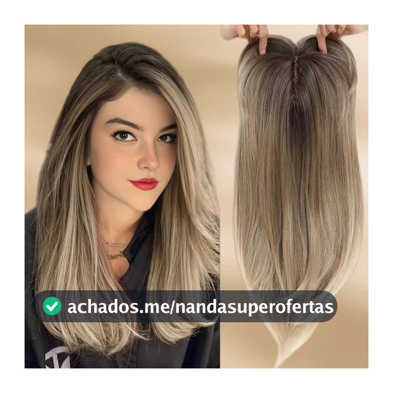 Cabelo humano Natural de simulação própria de renda frontal, peruca dourada de fibra química orgânica encaracolada