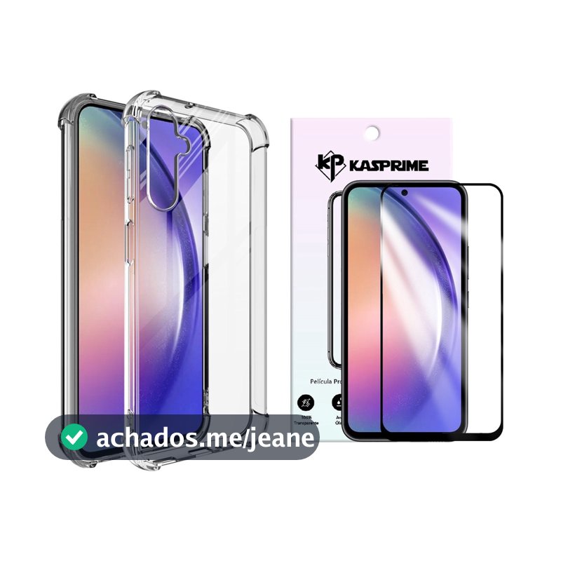 Capa Case Capinha Compatível Com Galaxy A54 5g + Película 3d Vidro Temperado