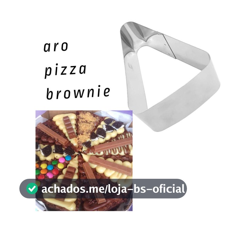 Cortador Aro Pizza Brownie Aço Inox Profissional - Corte Perfeito