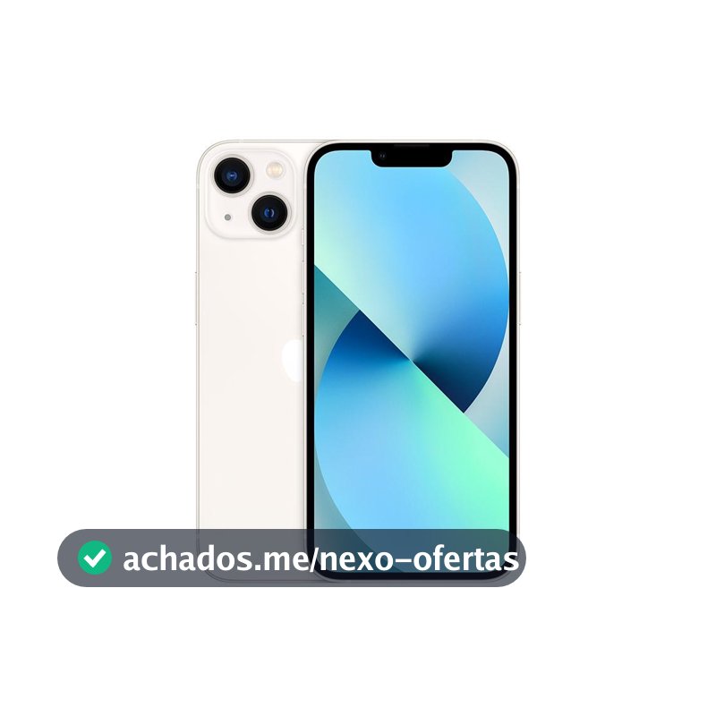 Usado: iPhone 13 128GB Estelar Bom - bateria 70% - Trocafy - Apple