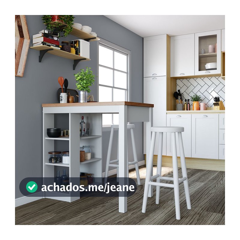 Bancada Cozinha Gourmet Ditália 3 Prateleiras CD-1022