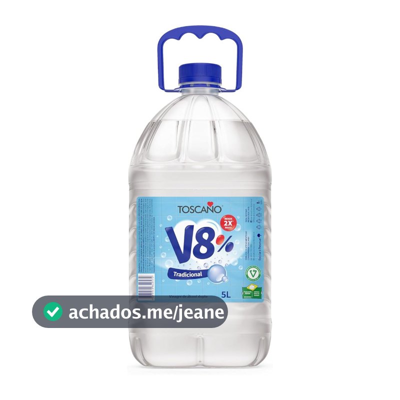 Vinagre De Álcool Toscano para Limpeza 5L  8%