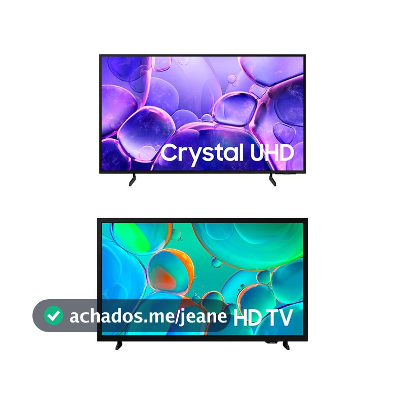 Smart TV 55" Crystal UHD 4K U8600F + Smart TV 32" HD H5000F