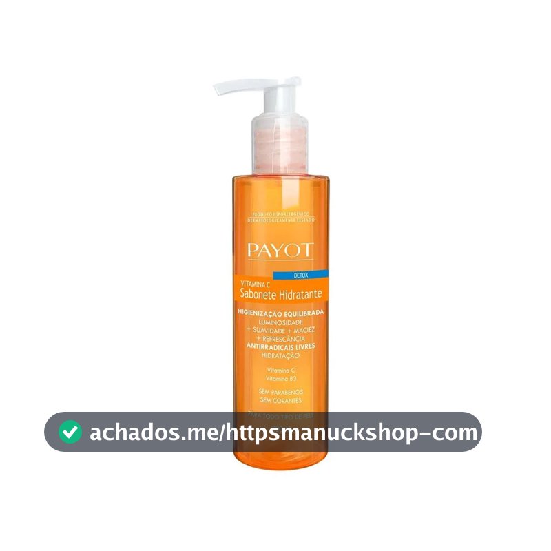 Sabone Liquido Vitamina c Payot Hidratante Detox