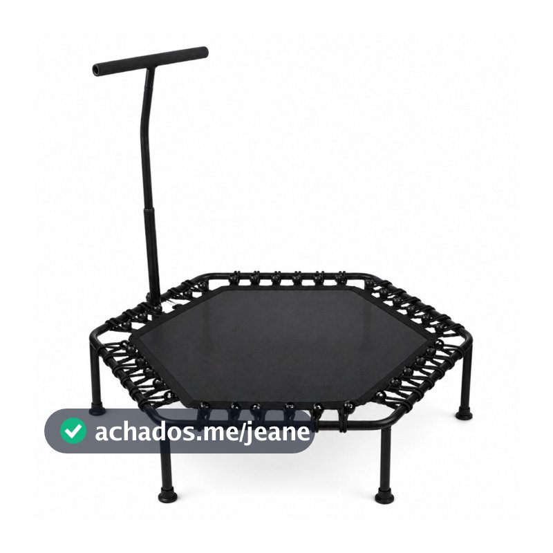 Jump Fitness Profissional Trampolim Hexagonal e Redondo Com e Sem Apoio