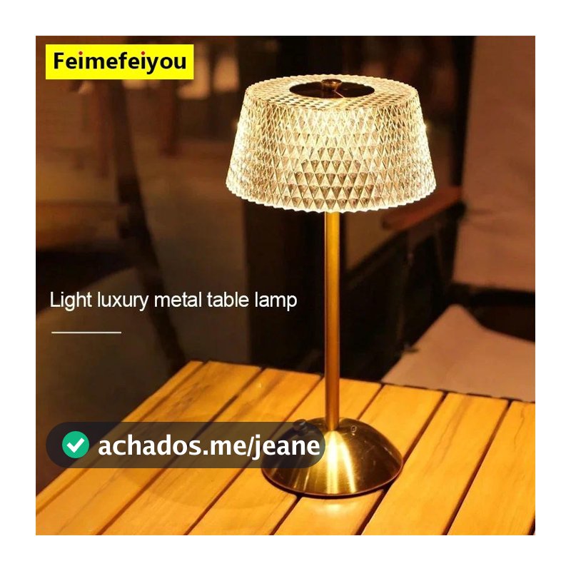 29CM Nordic LED Night Light Touch Lamp Recarregável Para Casa Quarto Estudo Cabeceira A