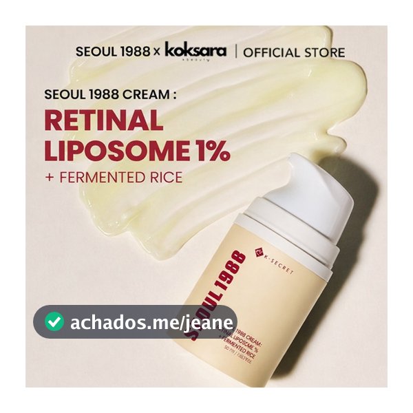 [OFFICIAL] SEOUL 1988 Retinal Liposome 1% + Fermented Rice cream 50ml
