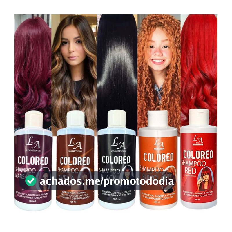 Shampoo Escurecedor Cabelos Brancos Tonalizante Colored 300ml Efeito 100% Natural Super Resultado
