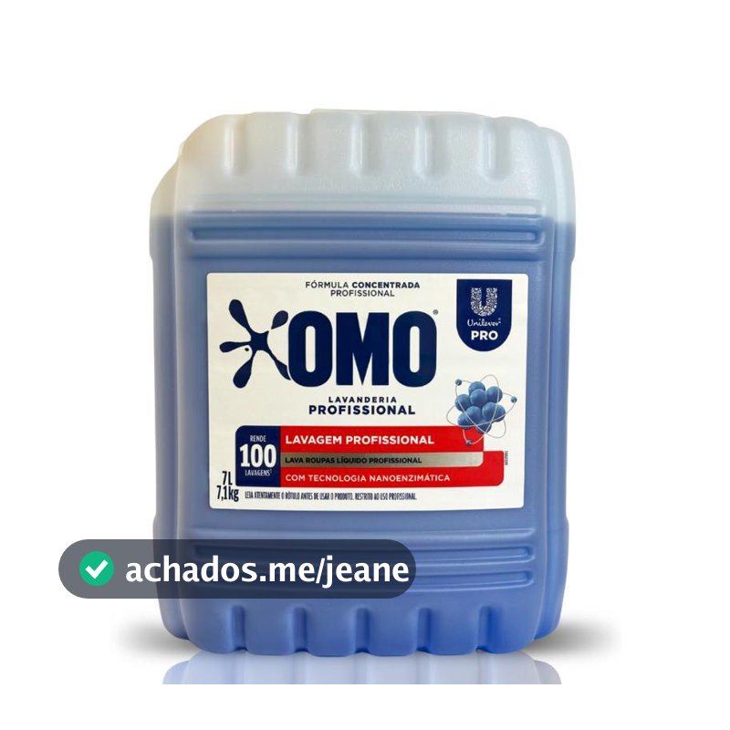 Sabão Líquido Omo Lavanderia Profissional 7 Litros