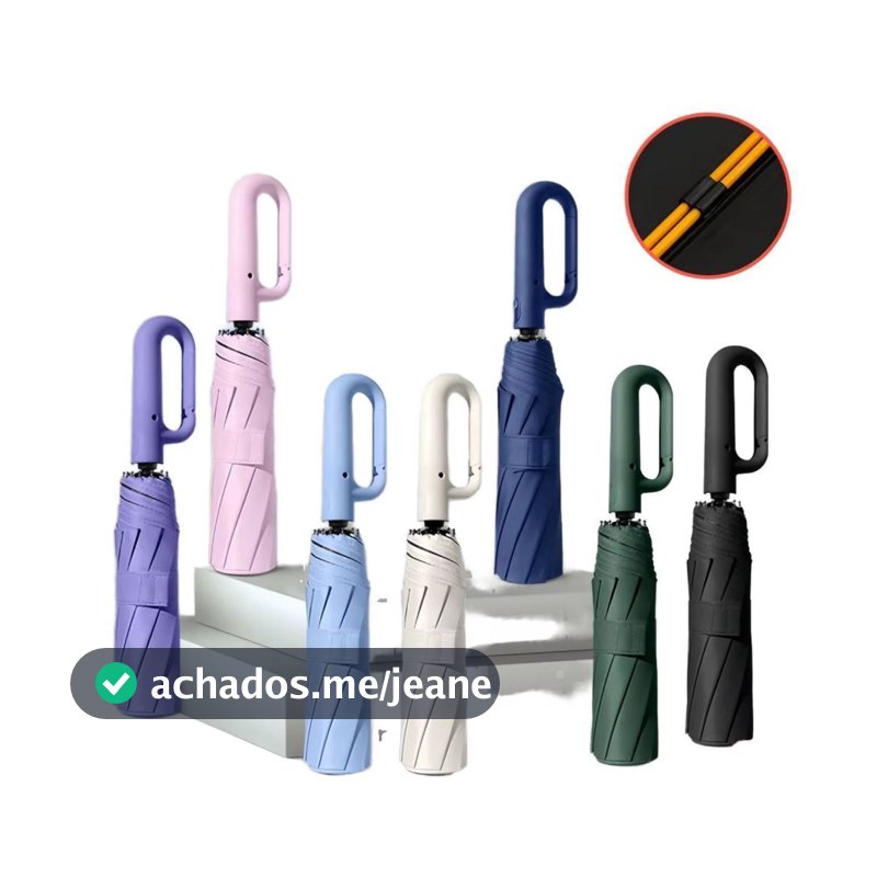 New Automatic Umbrella High Rain Resistance and Strong Wind with UV Protection