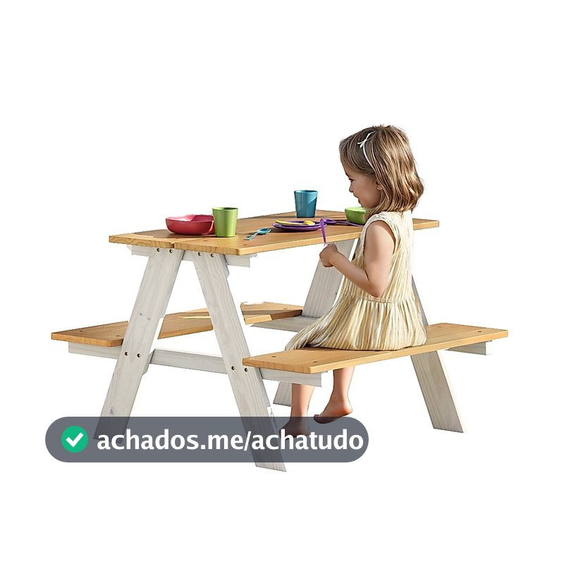 Mesa Infantil de Atividades, Playground e Piquenique - Picnic