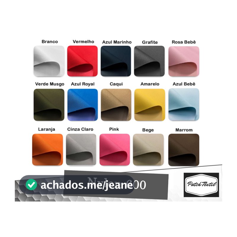 Lona Nylon 600 Impermeável p/ Bolsas e Mochilas - 3 Metros Tecido Estruturado Sublimação