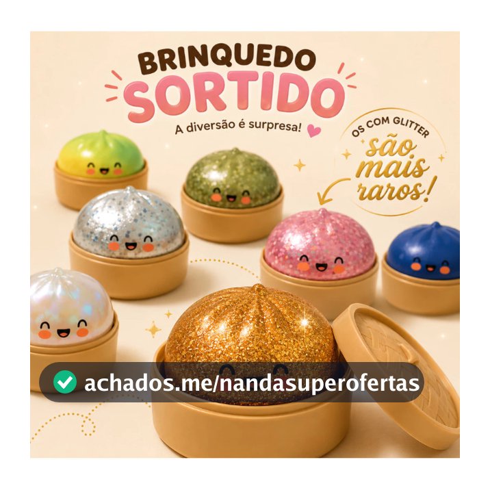 Brinquedo Surpresa Squishy Antiestresse Bolinho Com Carinha Fofa Para Apertar Fofinho Macio