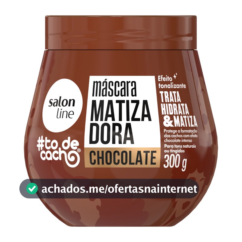 Máscara Matizadora #todecacho Chocolate 300g
