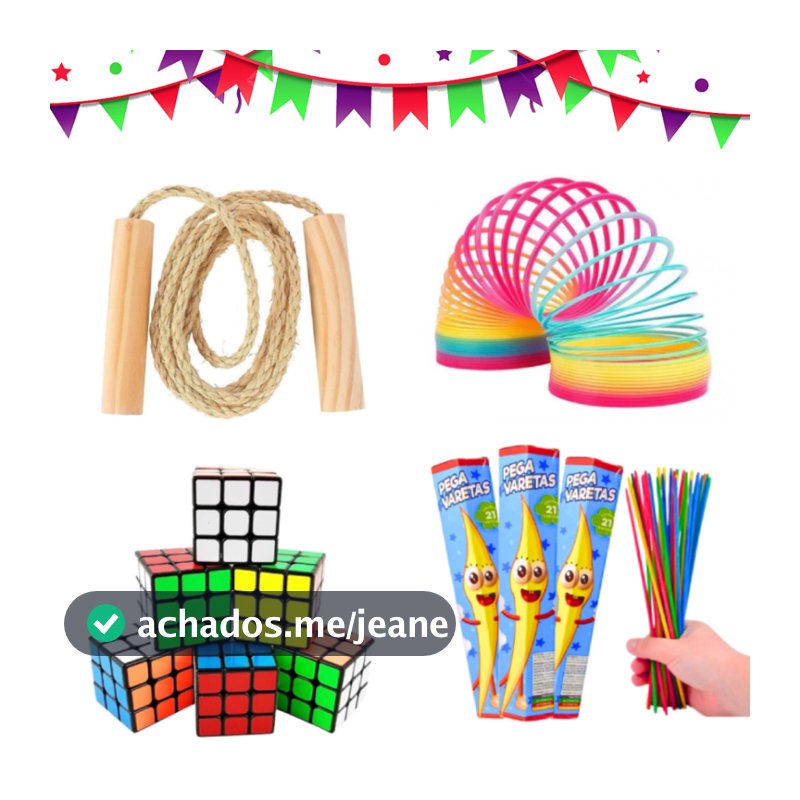 Kit 20 Brinquedos Festa Junina Lembrancinha Sacolinha Surpresa Infantil Aniversário Prenda