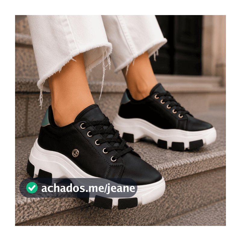 TENIS FEMININO CASUAL PLATAFORMA MAIS VENDIDO E CONTÁVEL