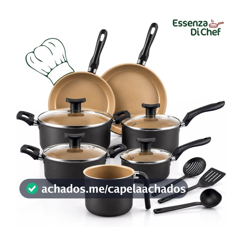 Conjunto de Panelas 10 Peças Alumínio Antiaderente Com Utensílios e Tampa De Vidro Jogo De Panelas Kit Panela Cozinha
