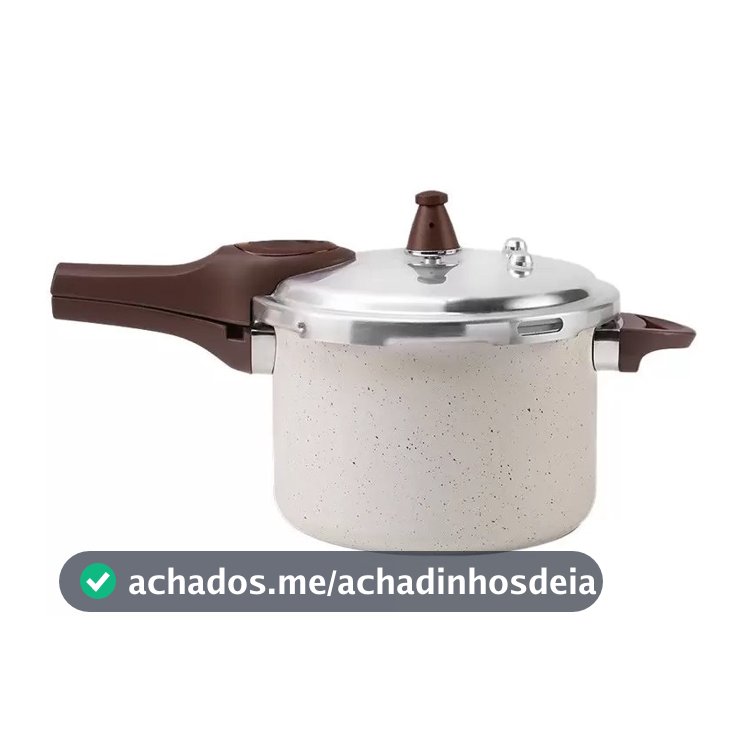 Panela de Pressão Brinox 4,2L Bege Vanilla Ceramic Life Indução Original