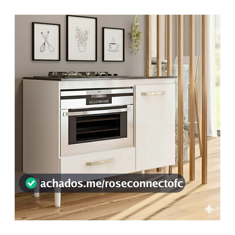 Balcão para Cooktop 4 Bocas e Forno T&T - Cores