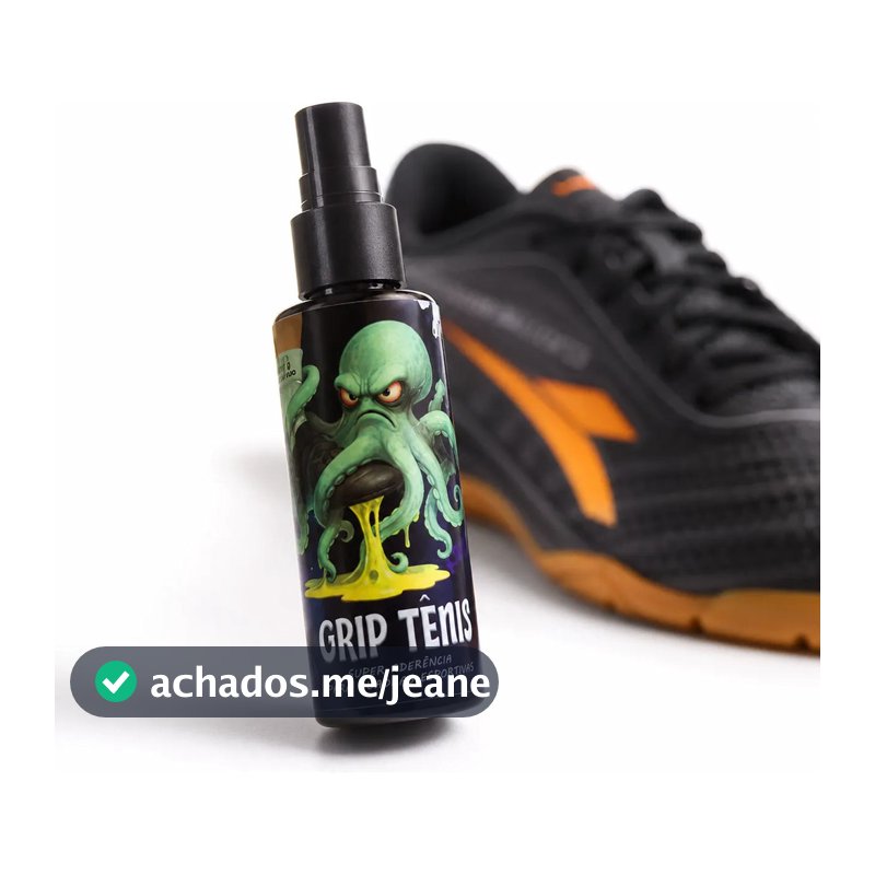 Cola Grip Para Não Escorregar Jogando Em Quadra 60ML Chuteira Ou Tênis Futsal Vôlei Basquete Poulpo