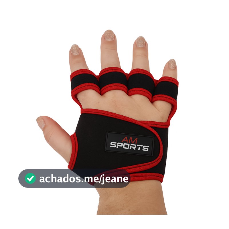 Luva Para Musculação Academia Ginástica Protetora Unissex Luvas De Academia