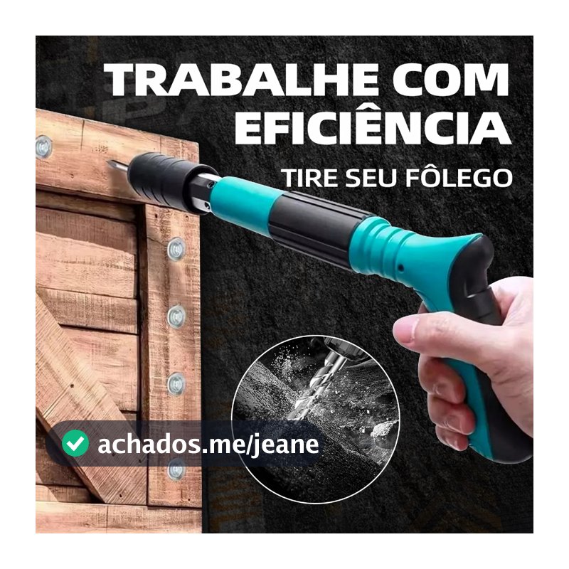 Pistola De Drywall Fixação De Ação Direta Finca Pinos + 10 Pinos Gesso Concreto Madeira Parafuso