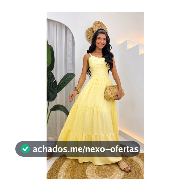 Vestido Longo Viscosarja Premium Alça Regulável - Moda Casual e Verão