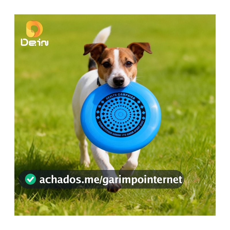 Disco Voador Esportivo 175g para Treino Lazer ao Ar Livre Brinquedo Interativo para Pessoas e Pets
