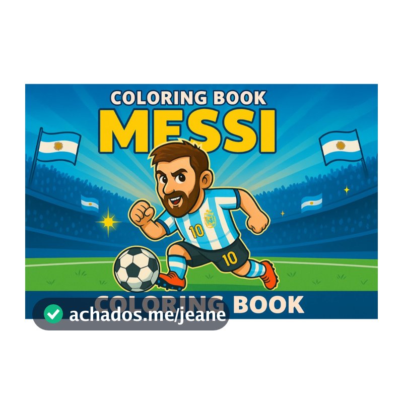 Livro Colorir Bob Estilo Gods Caderno Capa Dura 50 Folhas 180g Messi