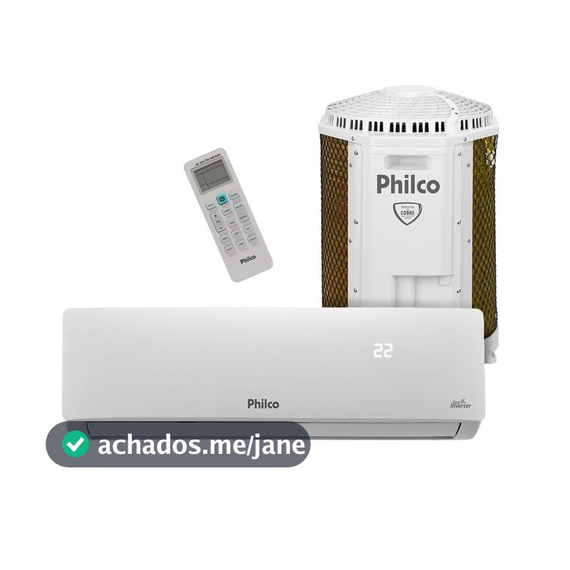 Ar Condicionado Philco 9000 BTUs PAC9FT - Split, Ciclo Frio, Inverter, Serpentina de Cobre, Branco