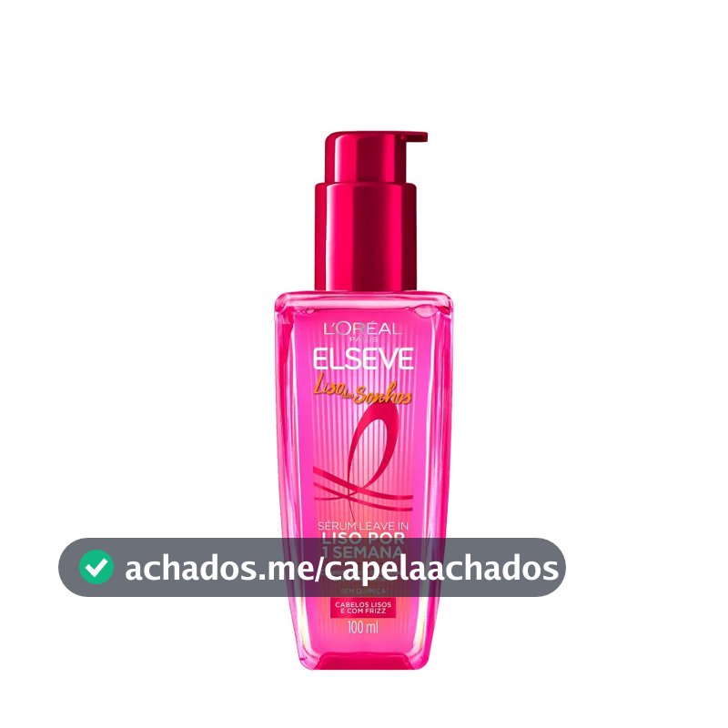 Sérum Leave in Capilar Liso dos Sonhos Elseve Loreal - 100ml
