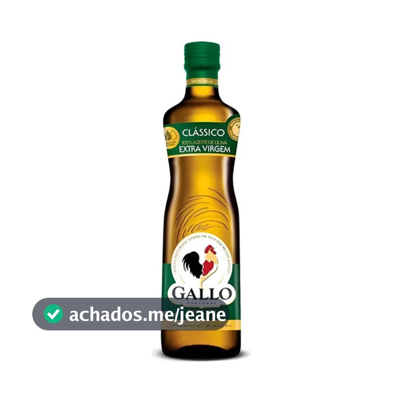 Azeite Extra Virgem 500ml Gallo Garrafa Lacrada