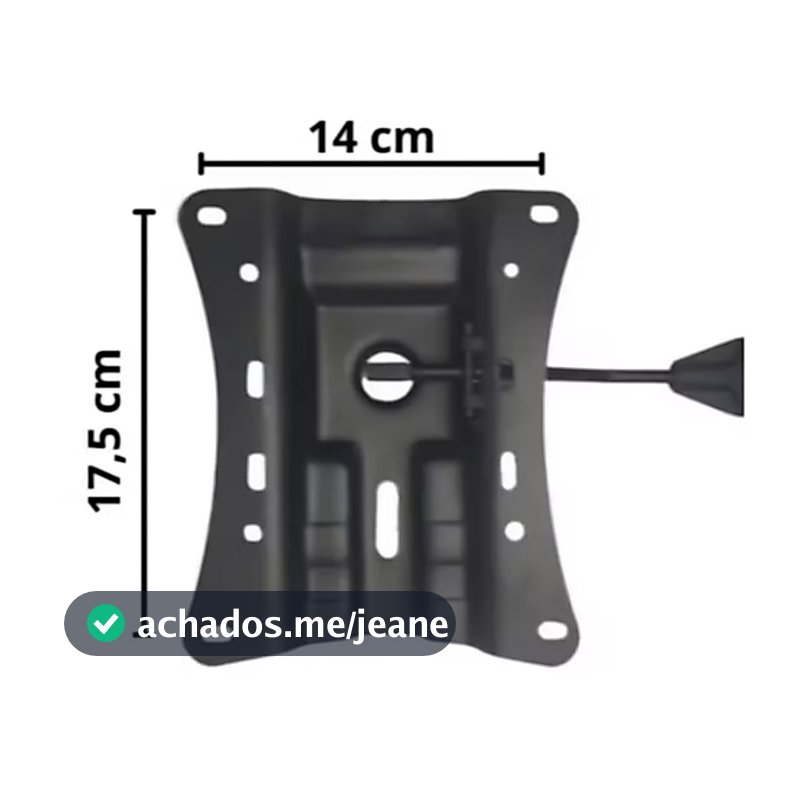 Flange Universal Padrão Brasil e China para Cadeira de Escritório – Regulagem de Altura Reforçada