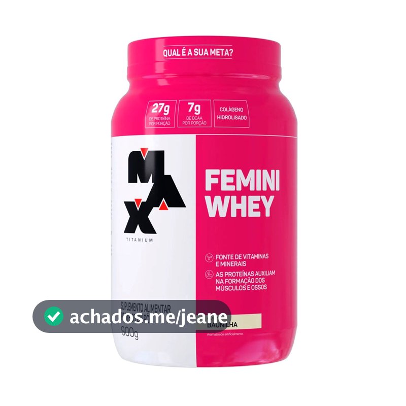 Femini Whey 900g Pote - Max Titanium