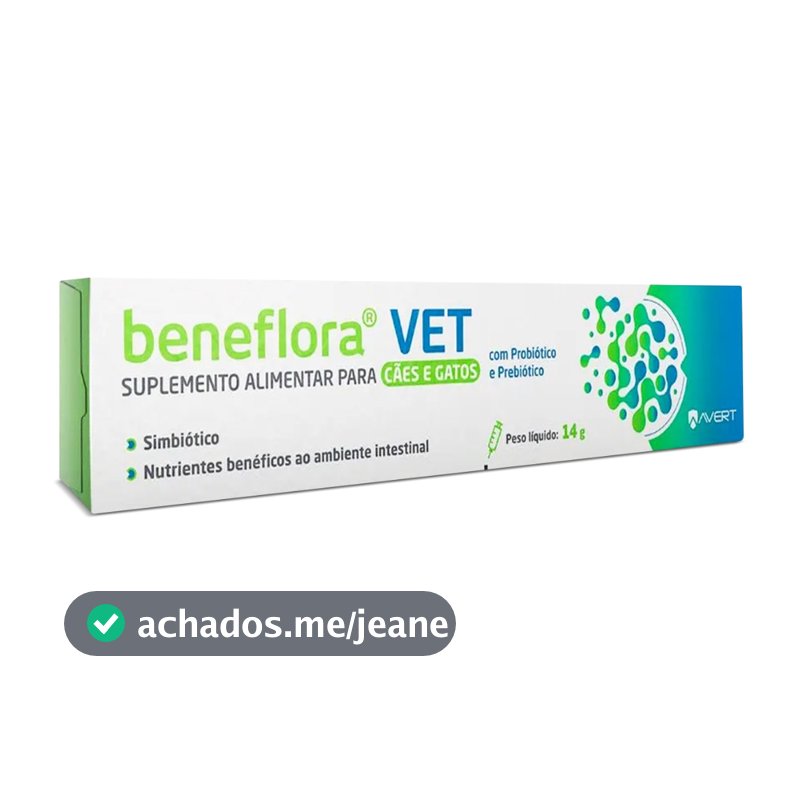 Beneflora Vet Avert 14g Suplemento Para Cachorro e Gato
