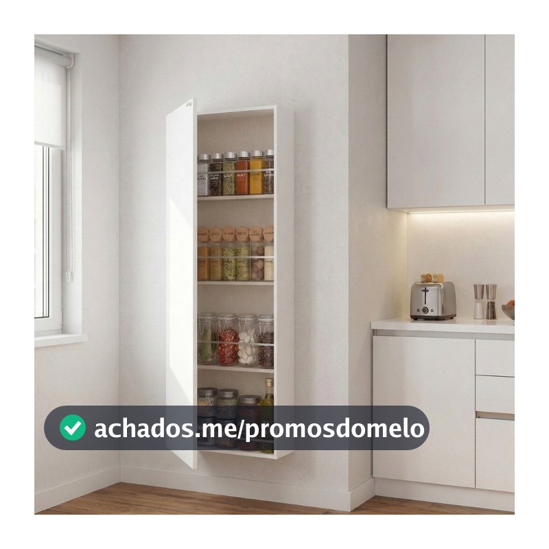 Armário Organizador Utilitário 1 Porta Branco Carraro