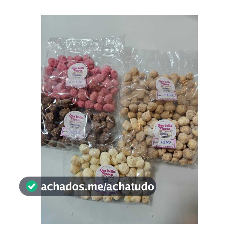 Que bella Pipoca Gourmet/lembrancinhas/kit degustação  500G com  5 sabores