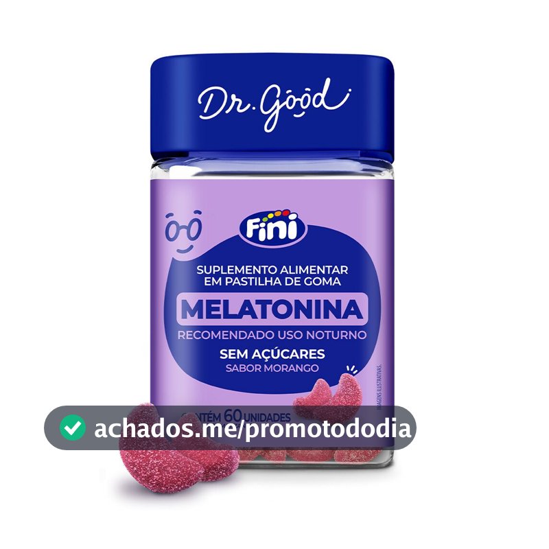 Fini Melatonina 60 Cápsulas | Sono de Qualidade, Relaxamento e Bem-Estar | Suplemento Original