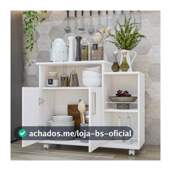 QUEIMA DE ESTOQUE - Armário Balcão para Organização de Lavanderia, Cozinha ou Escritório