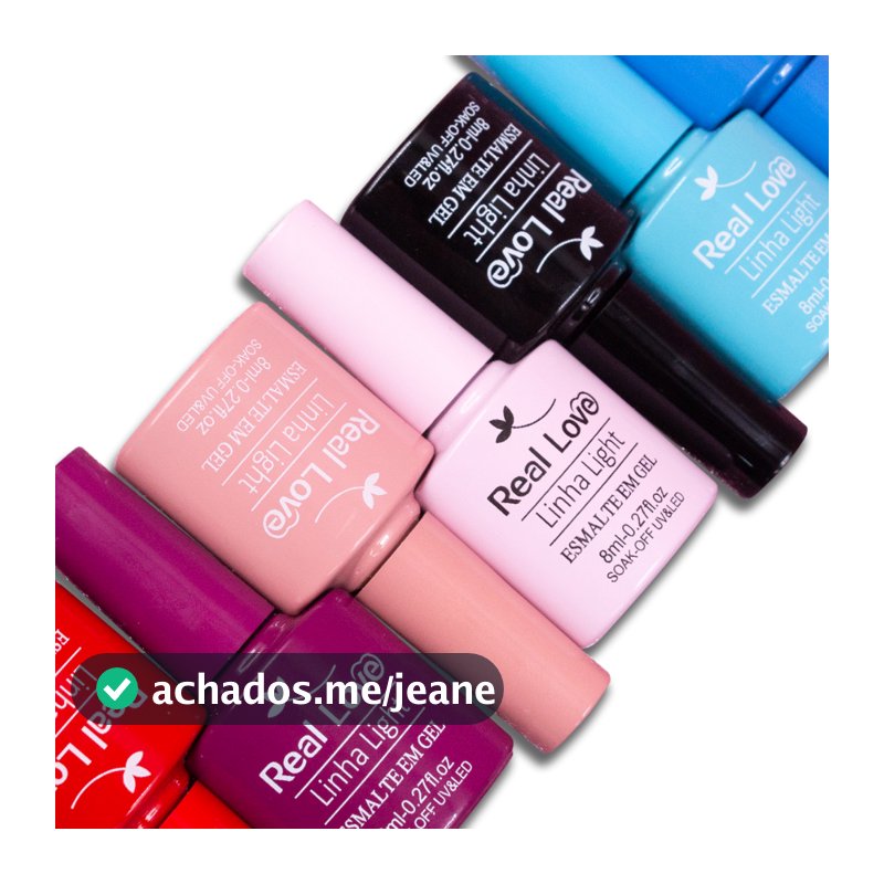 Esmalte em Gel - Linha Light - 8ml - Real Love