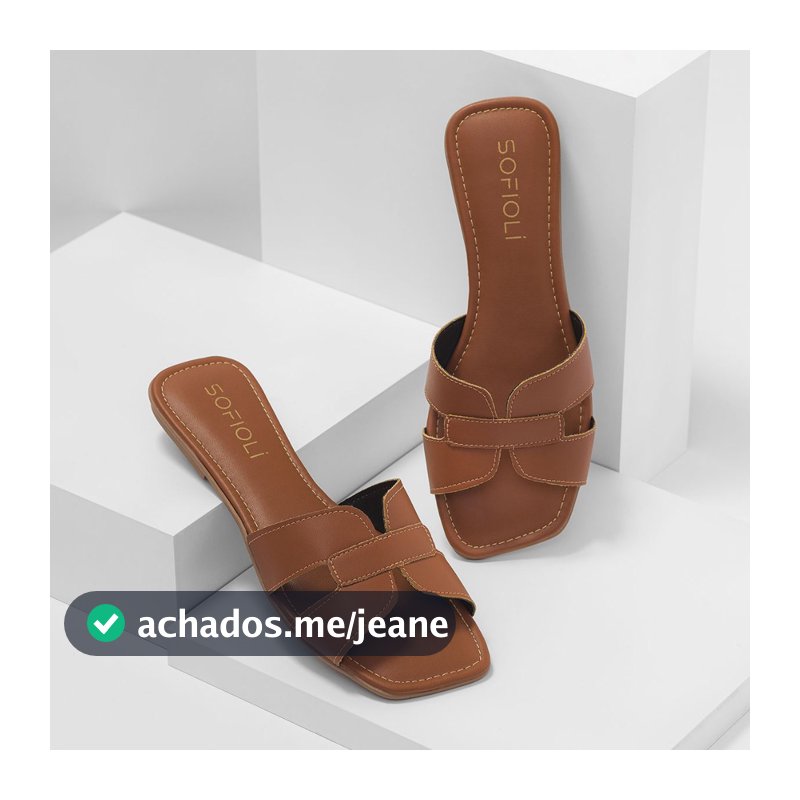 Sandália Feminina Flat Rasteira H Moda Rasteirinha Verão Tendência Dia a Dia Blogueira Original