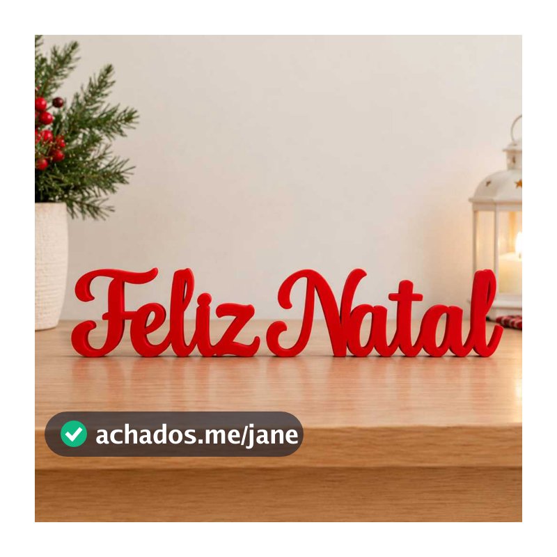 Letreiro Decorativo FELIZ NATAL - Decoração Natal
